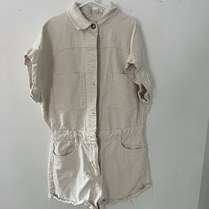 ZARA JEAN ROMPER BRAND NEW